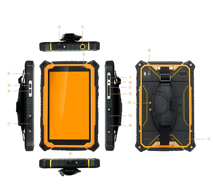 CW-7EX — 7" Android ATEX Zone 1/2 — perspective