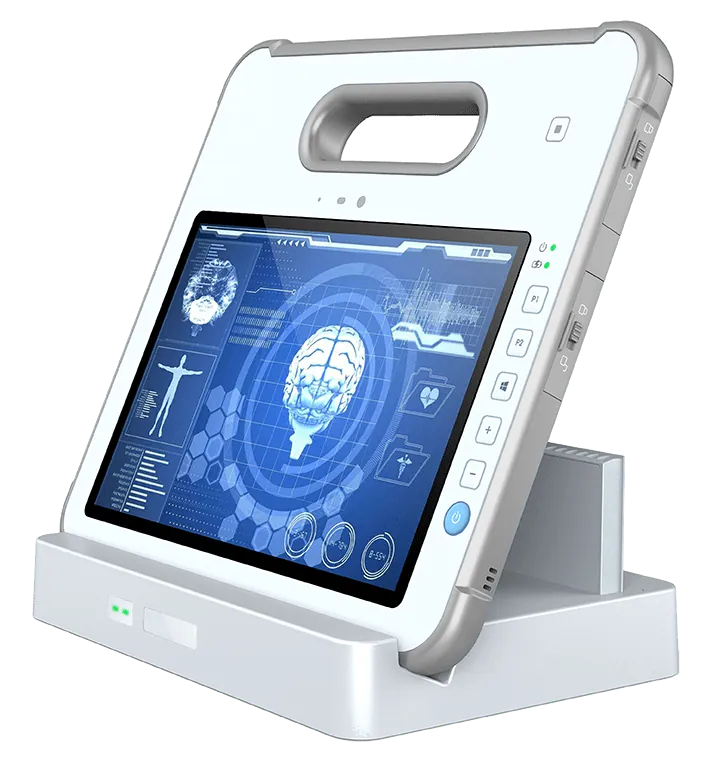 CW-H10 — 10" Windows Medical Grade — side